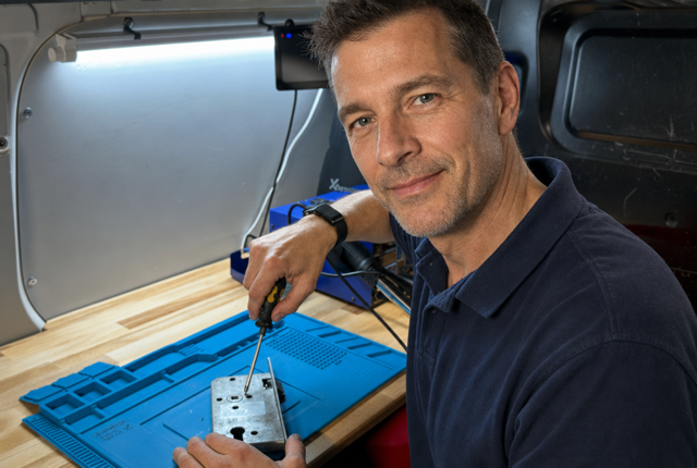 Reparatur an Schloss und Türbeschlag